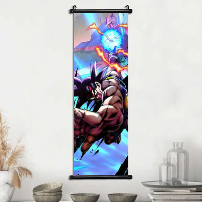 Dragon Ball Goku Poster Painting Birthday Gifts Wall Art Living Room Decoration Paintings Modular Bejita Hanging Scrolls Decor