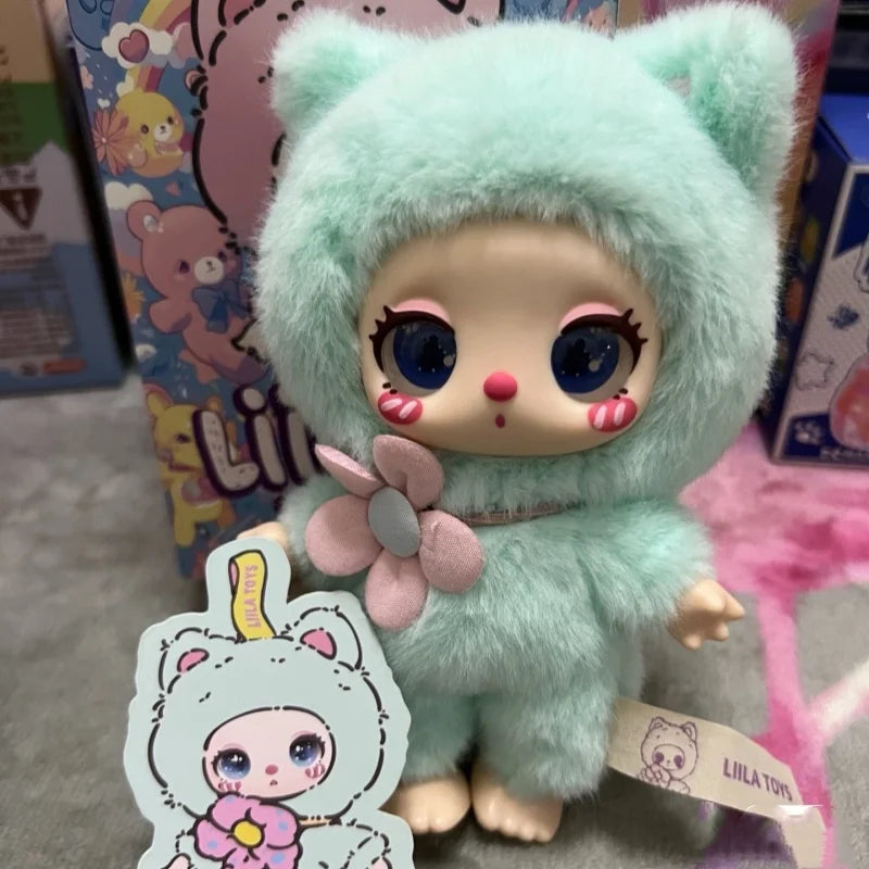 In Stock Genuine Liila Luck Cat Series Blind Box Liilatoys Cute Doll Trendy Lovely Ornaments Mystery Box Limited-Edition Gift