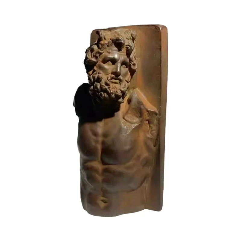 European Ancient Roman Retro Sculpture Museum Replica Bust Home Decoration Art Figurine Decoration Sculpture Modern Ornament