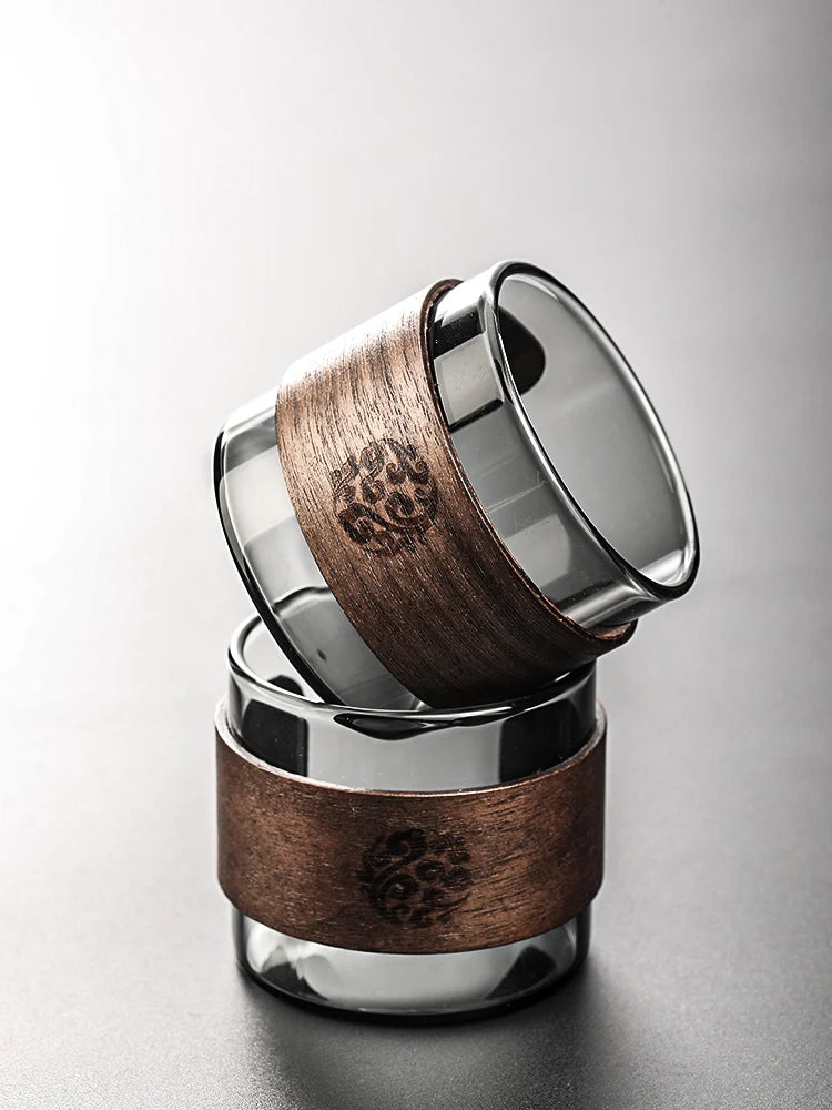 1pcs Japanese thicken Style Glass Tea Cup Heat-resistant and Scald Resistant Water Mug Master Cup Household Glasses Coffee Mug