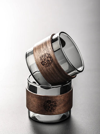 1pcs Japanese thicken Style Glass Tea Cup Heat-resistant and Scald Resistant Water Mug Master Cup Household Glasses Coffee Mug