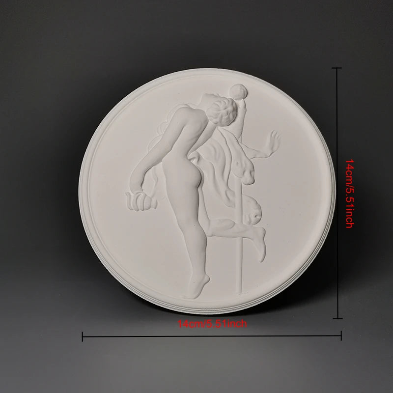 Dancer Creative Plaster Sculpture Desktop Modern Luxury Ornaments Nordic Figure Desktop Art Decoration Painting Hanging Painting