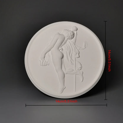 Dancer Creative Plaster Sculpture Desktop Modern Luxury Ornaments Nordic Figure Desktop Art Decoration Painting Hanging Painting