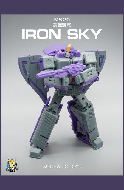 MFT Transformation MS-20 MS20 12cm Iron Iron Sky Astrotrain Triple Changers G1 Warrior Action Figure Robot Toys