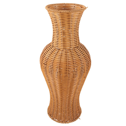 Rattan Vase Wicker Floor Vase Hand Woven Flower Vase Country Flower Vase Rustic Flower Pot Dried Flower Farmhouse Weaving