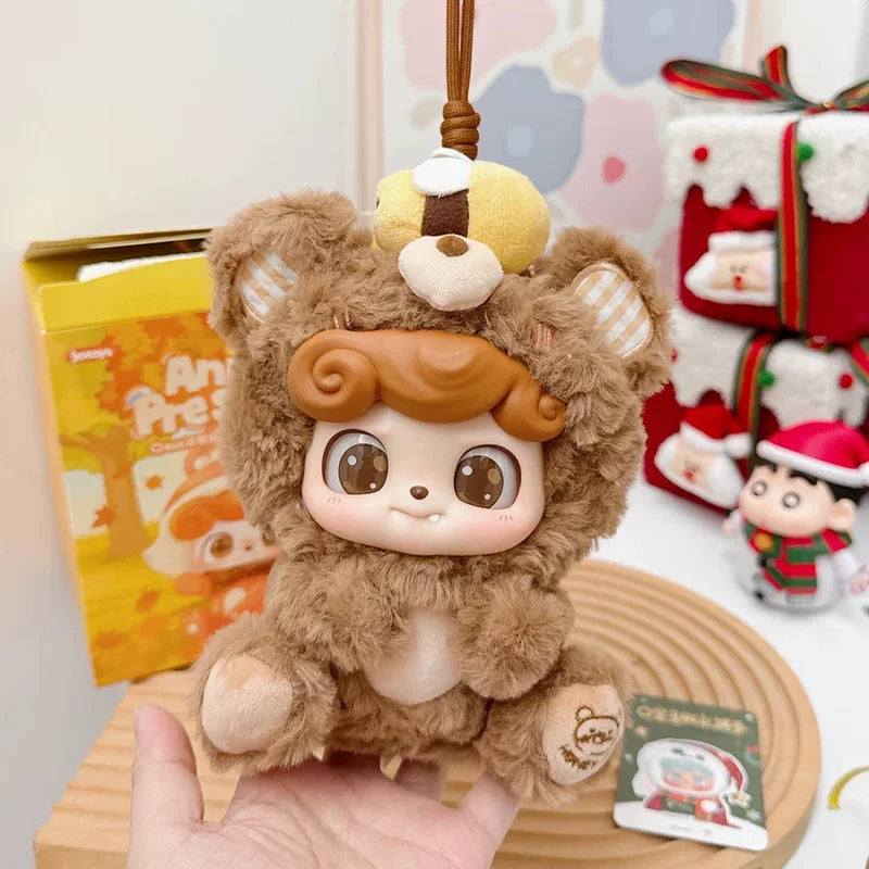 Jotoys Qbaby Animal Kindergarten Blind Box Series Plush Toy Kawaii Doll Creative Backpack Pendant Mysterious Box Peripheral Gift
