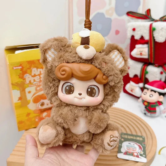 Jotoys Qbaby Animal Kindergarten Blind Box Series Plush Toy Kawaii Doll Creative Backpack Pendant Mysterious Box Peripheral Gift
