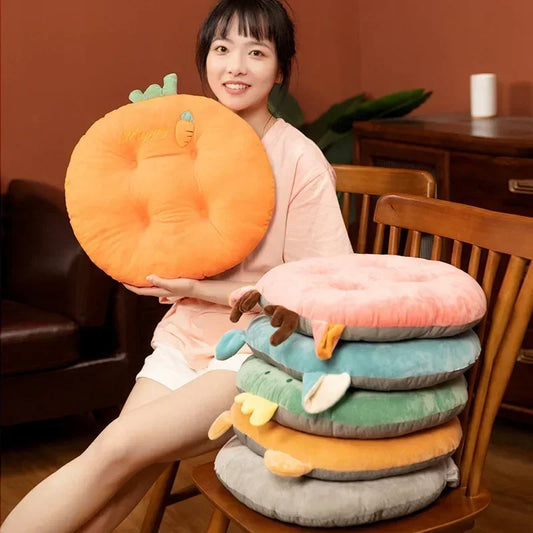 Cute Cartoon Round Seat Cushions Student Stools Office Chair Cushions Bay Window Tatami Sofa Cushions Living Room Floor Cushions