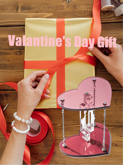Valentinstag-Tensegrity-Ornament, Geschenke für Ehefrau, Freundin, Frauen, Sammlerstück, Heimtischdekoration für Valentinstag, Hochzeit