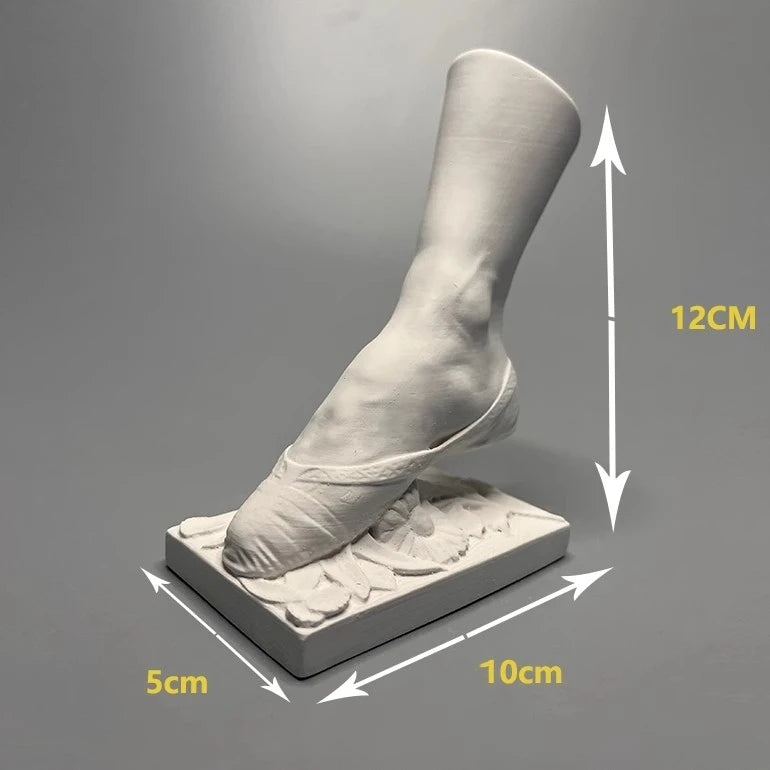 Paris Museum Dancer's Right Foot Plaster Sculpture Home Living Room Gypsum Ornaments Art Statue Modern Simple Desktop Ornaments