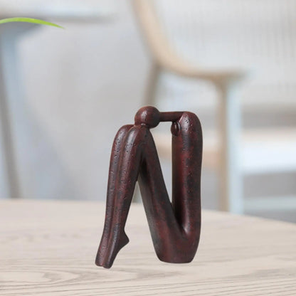 Abstract Figure Sculpture Modern Statue Tabletop Ornament Decorative Figurine for Desk
