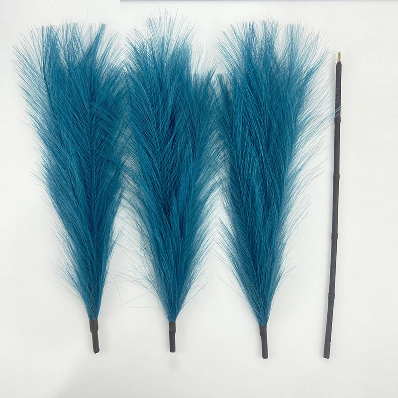 110cm Large Artificial Pampas Grass Fluffy Faux Pampas Grass For Vase Home Wedding Boho Decor Fake Flowers Plants for Decoration