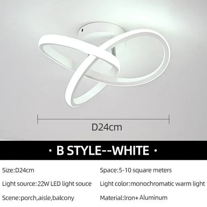 Modern Ceiling Light LED Design Lamp For Aisle Bedroom Study Corridor Foyer Living Room Home Indoor Decoration led Light Fixture