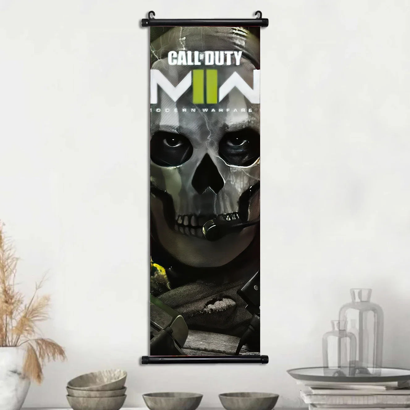 HD Hanging Scroll Call Of Duty Painting Modern Wall Artwork Simon Riley Picture Print Canvas Game Poster Home Decor Living Room