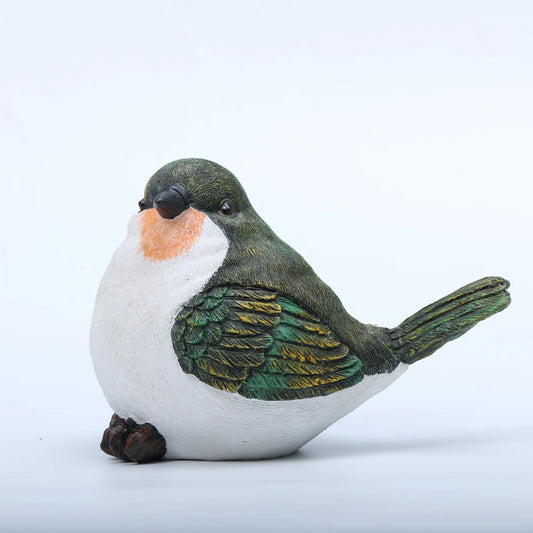 Resin Simulated Bird Animal Ornaments Cute BirdOrnaments Resin Crafts Horticultural Decoration MossMicro Landscape Animal