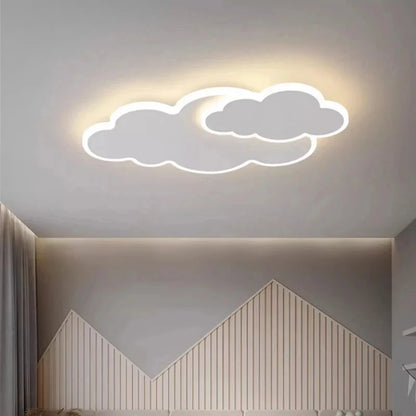 Children's Room Ceiling Light Modern Girl's Room Bedroom Study Ceiling Lamp Originality Cloud Shape Designer Decor Light Fixture