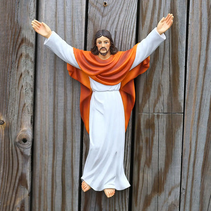 Religious Holy Jesus Figurine Statue Collection Craft Art Figure Sculpture for Christmas Home Tabletop Ornament Birthday Gift