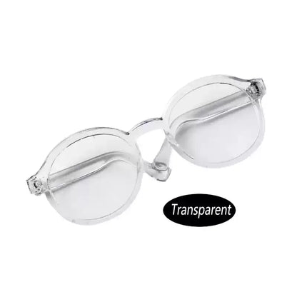 New Hot 17cm Lafufu Glasses 6.5cm Transparent Plastic Glasses For 15/17cm  For Lafufu0 Doll Sunglasses In Stock