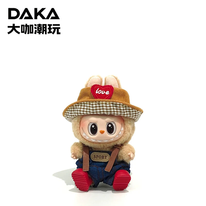 Lafufu Doll Cloth Replacement  Clothes Eyeglasses Overalls Shoes Headset for One Two Three Generations Accessories