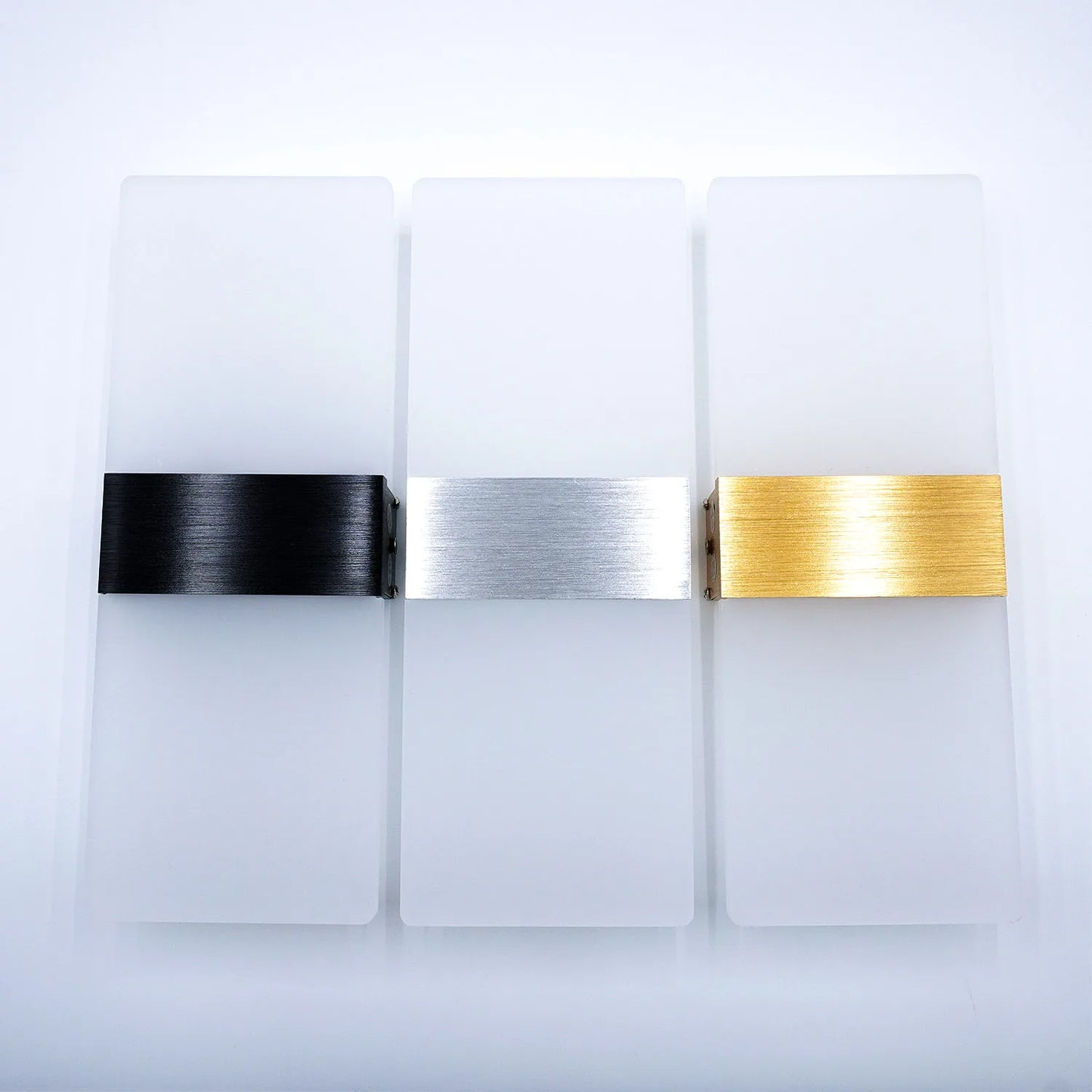 Modern minimalist wall lamp, indoor LED wall light, aluminum acrylic hardwire, bedroom living room corridor staircase Sconces