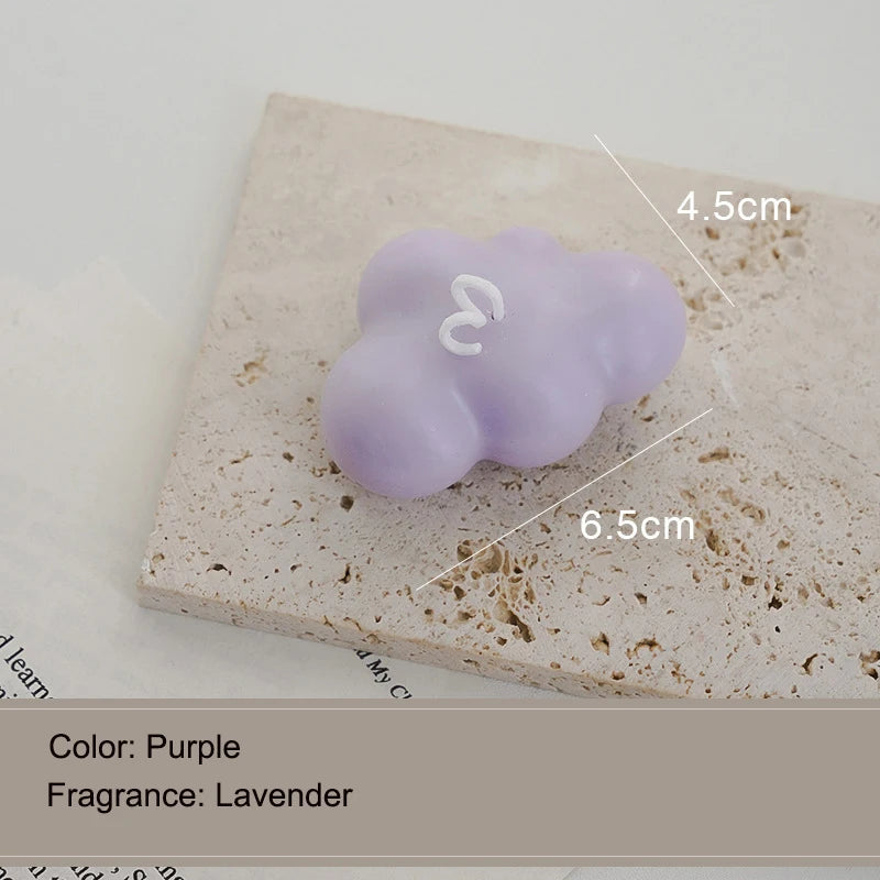 Cloud Shape Scented Aromatic Candles Natural Soy Wax Candles Peach Oolong Aromatherapy Candle Wedding Home Decoration Gift Box