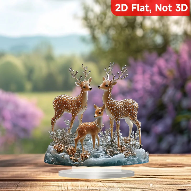 1PC Bohemian Style Deer - Desktop Decoration Collectibles, Suitable for Home, Office, Cafe Display, Unique Gift Idea