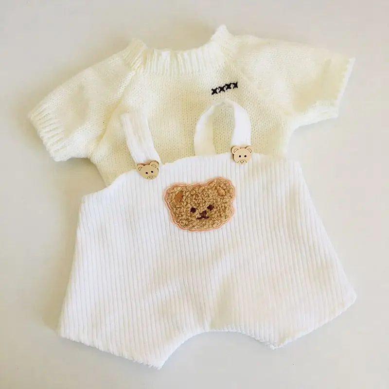 30cm Doll Lina Doll Clothes Plush Toy Set Teddy Bear Kawaii Anime Accessories Dress Up Cute Cartoon Friends Holiday Gift