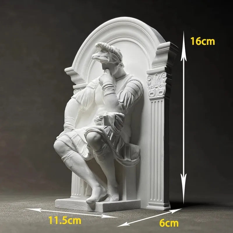 Art Figure Sculpture Plaster Statue Desktop Decorativemodern Home Luxury Decoration Elegant Room Ornament Decor Hogar Accesorios