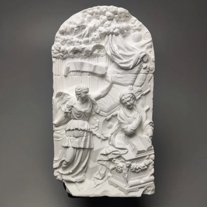 Nordic Retro Relief Art Ornaments Plaster Figure Desktop Decor Statue Modern Sculpture Decoration  Living Room Table Figurines