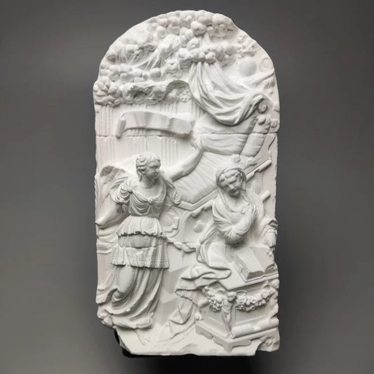 Nordic Retro Relief Art Ornaments Plaster Figure Desktop Decor Statue Modern Sculpture Decoration  Living Room Table Figurines