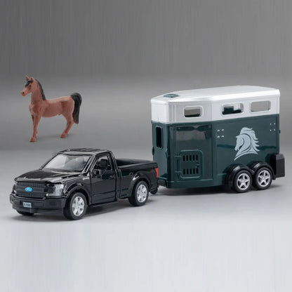 1:36 Alloy Jeep Wrangler Ford F150 Caravan Models Cars Toys Range Rover Touring Car Doors Opened Off-road Vehicles Kids Gifts