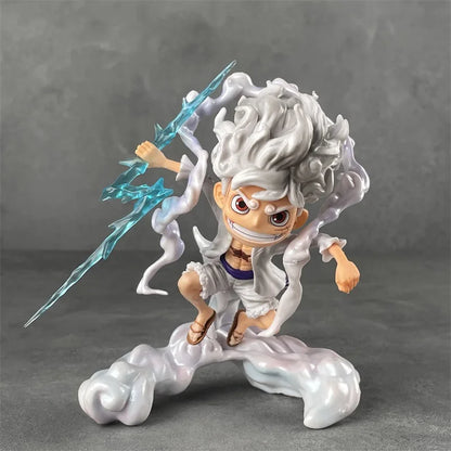 Anime ONE PIECE Figure Toys SD Nika Luffy 5th Gear Awake Figurine 16CM PVC Action Figures Collection Model Ornaments Gifts Toys
