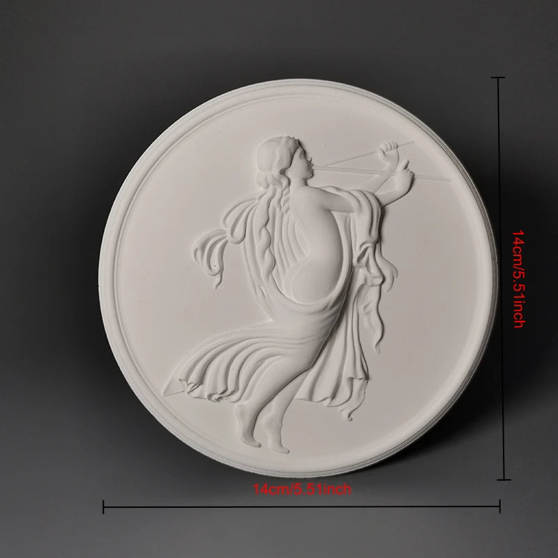 Dancer Creative Plaster Sculpture Desktop Modern Luxury Ornaments Nordic Figure Desktop Art Decoration Painting Hanging Painting