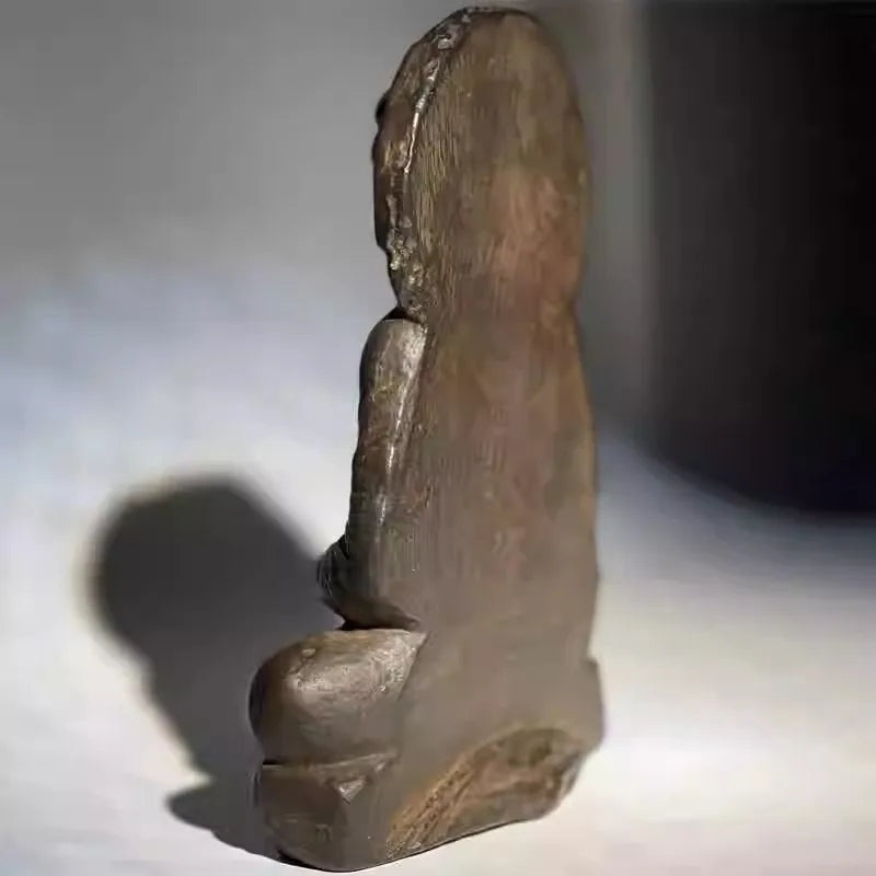 Gandhara Art Buddha Statue Exquisite Classical Retro Buddha Sitting Statue Ornament Home Art Figurine Decoration Room Decor