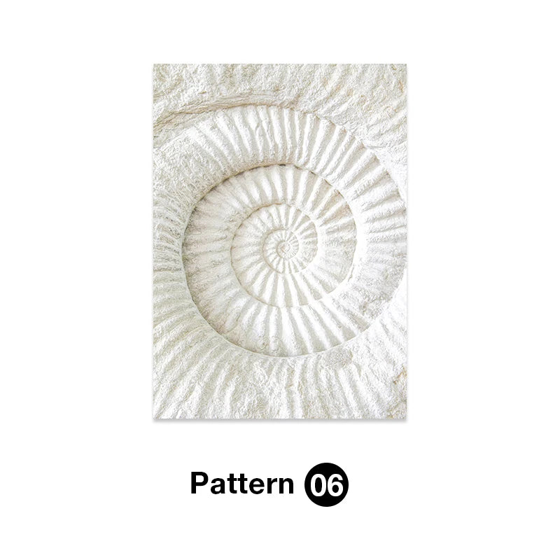 Fresh Summer Tropical Ocean Beach Shell Wall Art Canvas Painting Posters and Prints Aesthetic Pictures for Living Room Decor