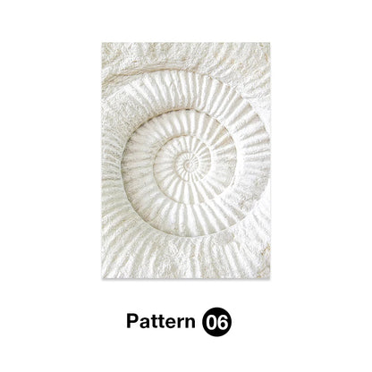 Fresh Summer Tropical Ocean Beach Shell Wall Art Canvas Painting Posters and Prints Aesthetic Pictures for Living Room Decor