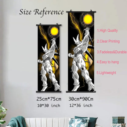 Dragon Ball Goku Poster Painting Birthday Gifts Wall Art Living Room Decoration Paintings Modular Bejita Hanging Scrolls Decor