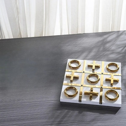 Modern Tic Tac Toe for Coffee Table Decor Decorative Tic Tac Toe X/O Board Nordic Modern Home Living Room Office Decoration