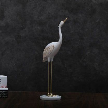 1 Pc Of Home Crane Ornaments, Indoor Decoration For GuestRoom, Home Decoration Living Room, Study, TV Cabinet, AndOffice Desktop