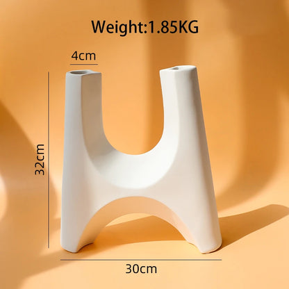 Irregular Rockery Statue Figure Home Decoration Ceramic Ornaments For Living Room Abstract Sculpture Art Office Desk Decor Gifts