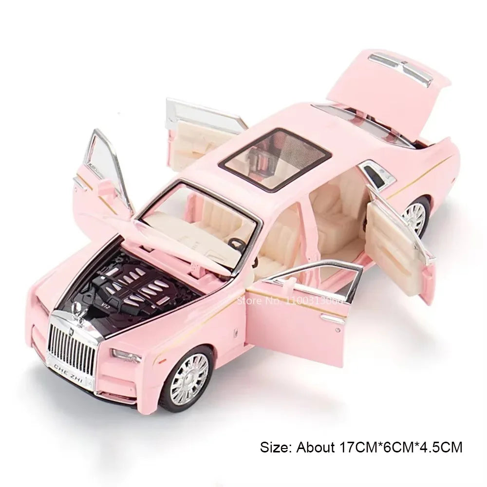 1:32 Rolls-Royce Spectre Phantom Alloy Cars Model Toys Diecast Metal Models Toy Vehicle with Pull Back Vehicle for Children Gift