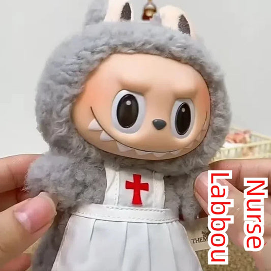 New 15cm 17cm Mini Doll'S Clothes Outfit Accessories For Korea Kpop Exo Labubu Idol Dolls  Doctor nurse Clothing Gift acce Speci