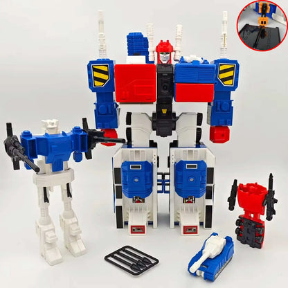 Transformation Metrotitan G1 3 Change Base Metroplex Fighters Blue KO KT Ver Action Figure