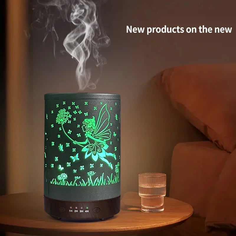 Humidifier Essential Oil Diffuser Iron Art Light Aroma Diffuser Gabbys Doll House Led Scent Diffuser for Home