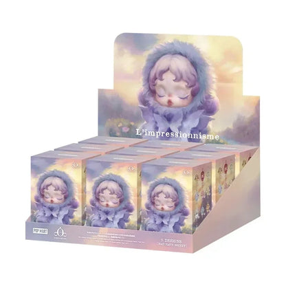 POP MART SKULLPANDA L Impressionnisme Series Plush Doll Surprise Mystery Box Kawaii Anime Action Figure Blind Box Toy Girls Gift
