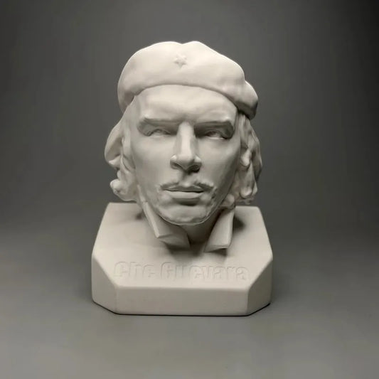 Che Guevara Model Cuban Hero Plaster Figurine Sculpture Desktop Cabinet Bookshelf Modern Home Decoration Ornaments Souvenirs