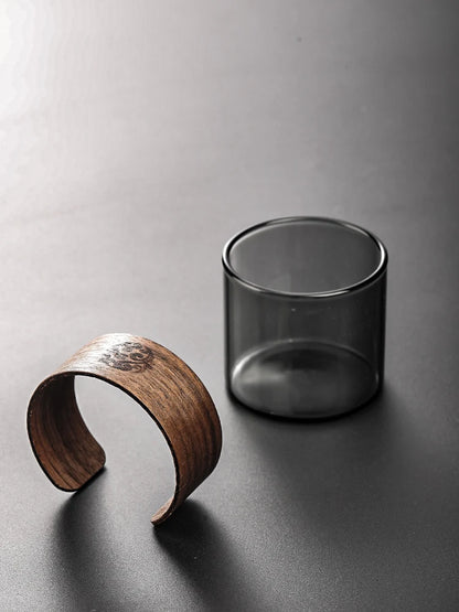 1pcs Japanese thicken Style Glass Tea Cup Heat-resistant and Scald Resistant Water Mug Master Cup Household Glasses Coffee Mug