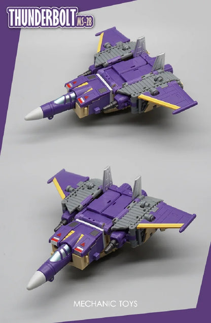 MFT MS28 MS-28 Blitzwing Thunderbolt Transformation Mini Pocket Action Figure Robot Model Collection Deformed Toys Gift