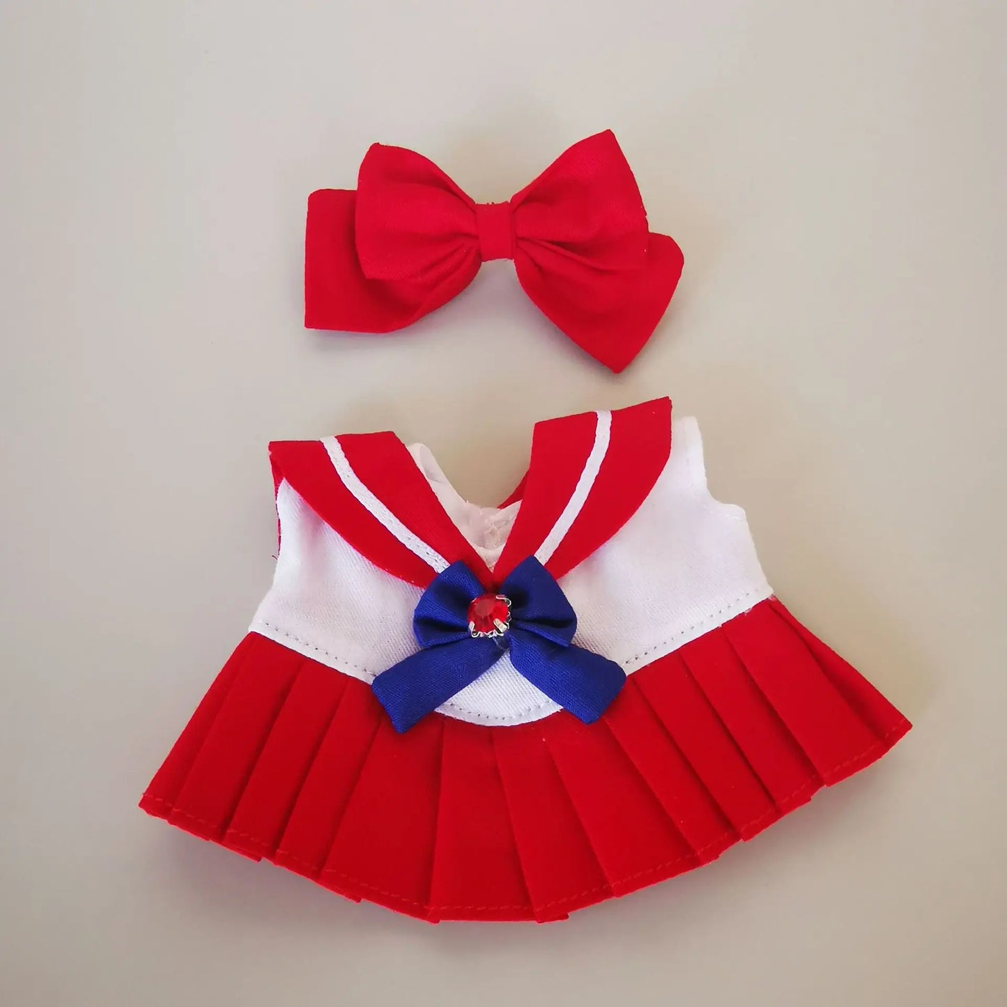 17cm Labubu Clothes V1 Labubu Cute Sailor Uniform Vinyl Doll Labubu Blind Box Beautiful Sailor Moon Clothes Girl Birthday Gifts