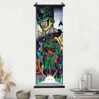 Dragon Ball Goku Poster Painting Birthday Gifts Wall Art Living Room Decoration Paintings Modular Bejita Hanging Scrolls Decor